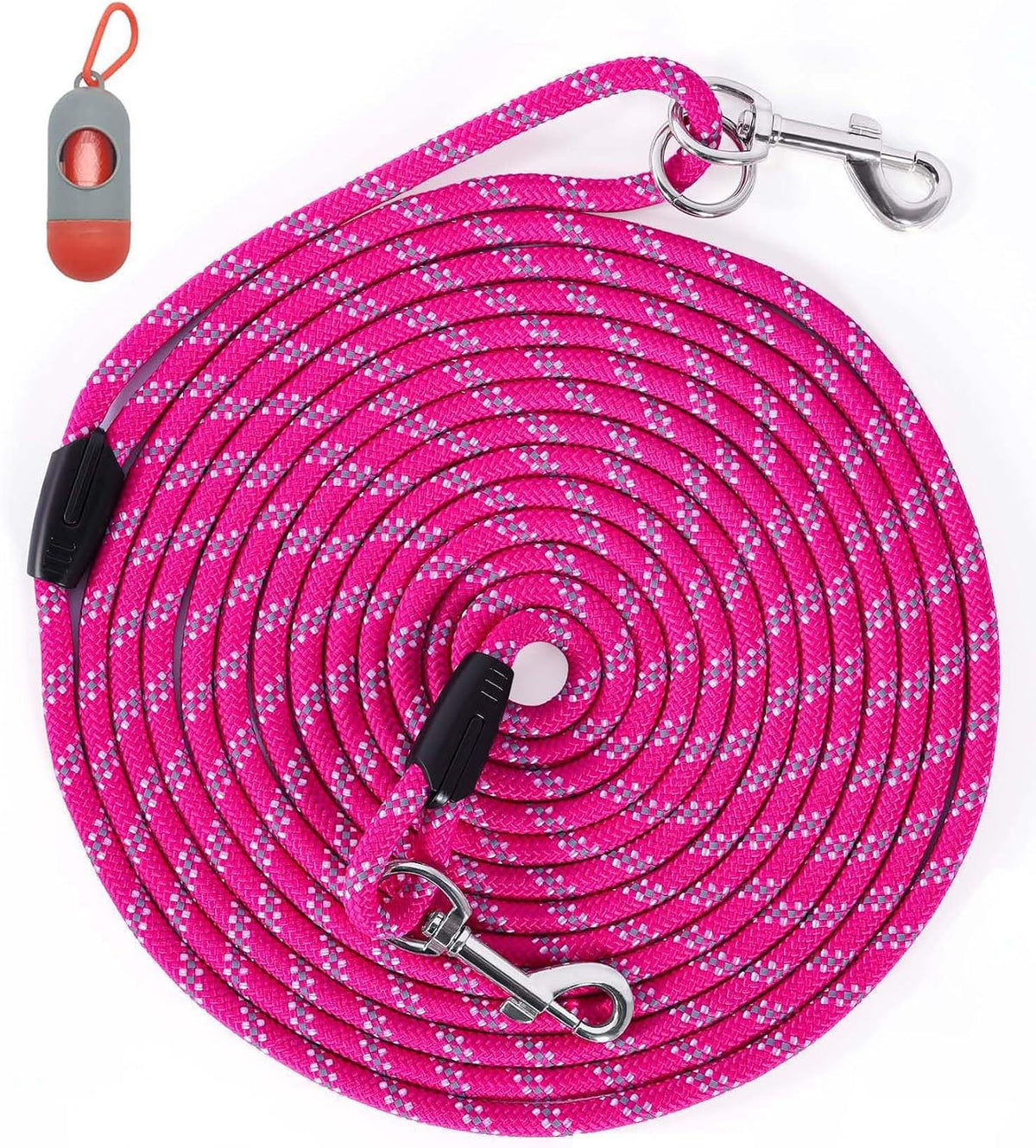 Long Dog Leash for Training 10FT/16FT/20FT/30FT/50FT/100FT, Reflective Tie Out, Heavy Duty Dog Lead for Large, Medium & Small Dogs - Outside Walking, Playing, Camping, Yard - Image 15