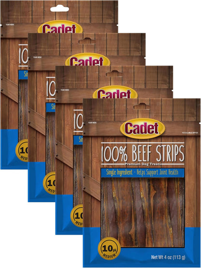 Cadet 100% Beef Strips Dog Treats, Single Ingredient Beef Esophagus Dog Jerky, Healthy High Protein Rawhide Alternative for Small & Large Dogs, 8 Ounce - Image 13