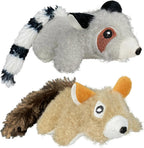 Vibrant Life lemur and squirrel cat plush toys front view