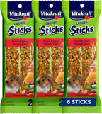 Vitakraft Crunch Sticks Hamster Treats Apple and Honey Flavor 2 Pack - Wholesome Crunchy Chew Sticks for Hamsters and Gerbils - Enrichment Chew Toy with Natural Wood Core - Image 9