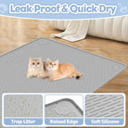 Soft silicone cat mat textured surface close up