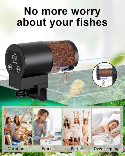 USA imported Royal Claws aquarium food timer for goldfish and betta