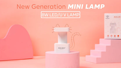 Modelones Mini UV LED lamp packaging for authentic imported beauty