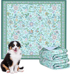 Washable Pee Pads for Dogs, 2 Pack Super Absorbent Reusable Puppy Pads with Colorful Flowers Patterns for Potty Training, Floor, Couch, Bed, and Crate,36"x 48" - Image 10