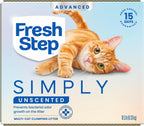Fresh Step Advanced Simply Unscented Multi Cat Clumping Litter, Formulated With No Added Dyes or Fragrances, Ammonia Block Technology, Low Dust, 18.5 lb. Box - Image 14