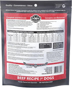 Authentic USA imported Northwest Naturals freeze dried dog food premium packaging on a clean display.