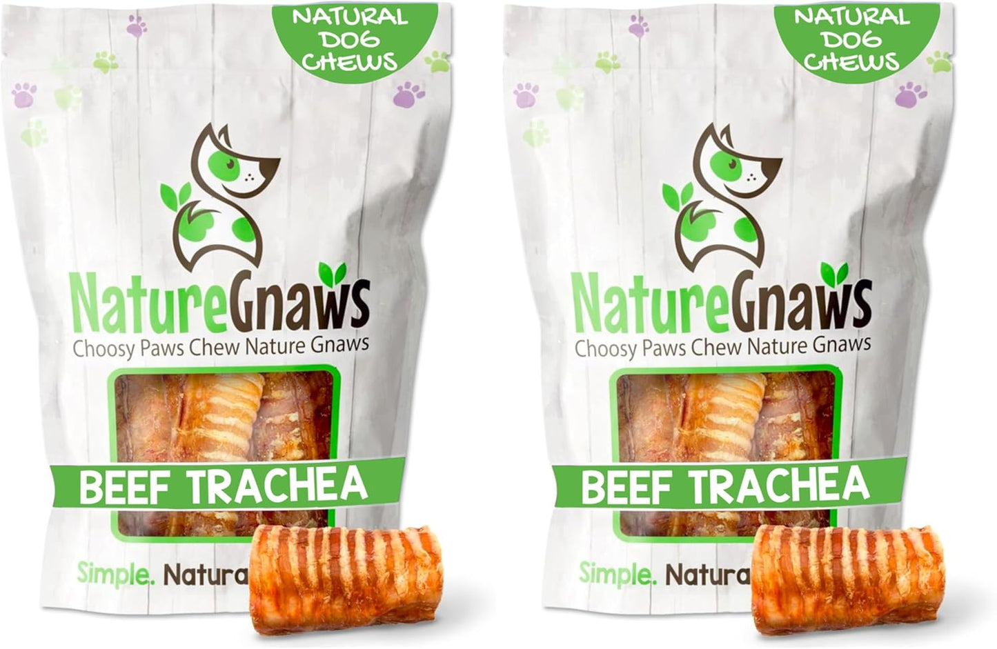 Nature Gnaws Beef Trachea Crunch Wraps for Dogs (3 Count) - Long Lasting Natural Beef Jerky Dog Chew Bones - Rawhide Free - Image 11
