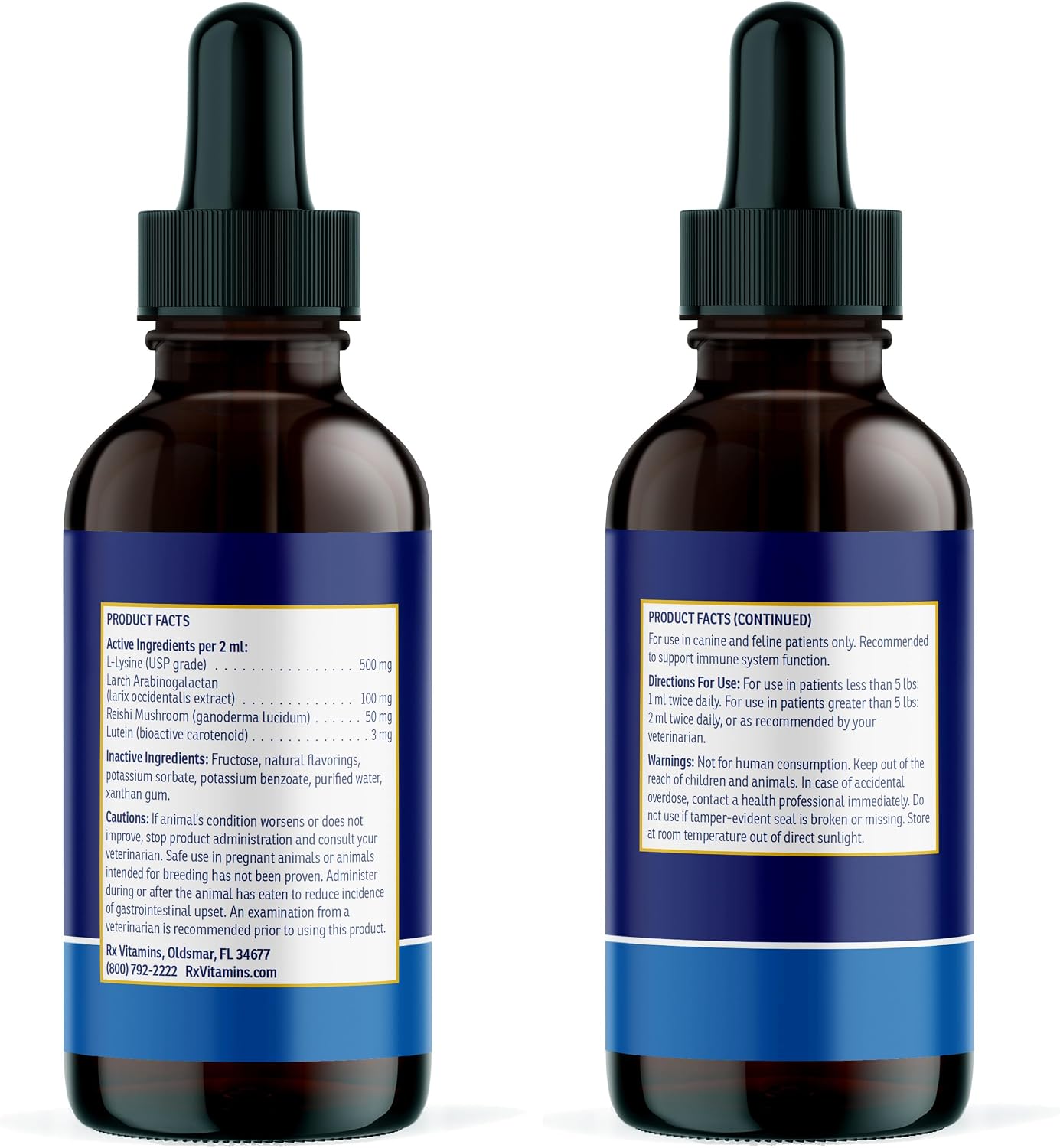 L-Lysine and lutein supplement for cat and dog eye health