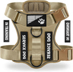 Service Dog Harness, Reflective Dog Vest Harness with 5 PCS Patches, Adjustable Soft Oxford Pet Harness, Inner Layer Mesh, Easy to Control for Dogs (All-RED, Small (Pack of 1)) - Image 15