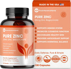 Pure Micronutrients Zinc Bisglycinate front view amber bottle
