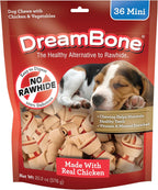 DreamBone Chicken Mini Bone Dog Treats, Daily Rawhide-Free Chew, Digests Safely and Completely, With Real Protein, Chicken and Veggies, 50 count - Image 12