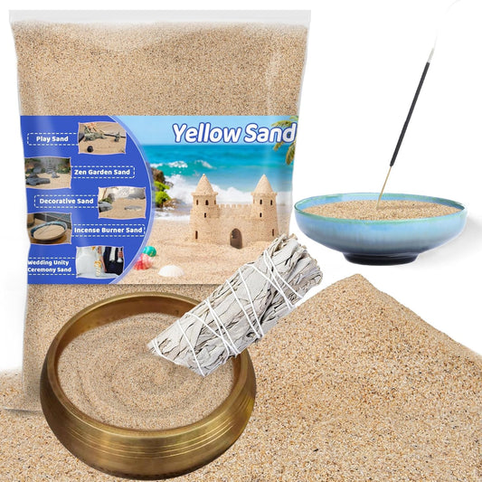Rainflow fine yellow quartz sand front view packaging