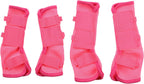 LEAFOREST authentic imported equine leg protective boots in deep blue color.