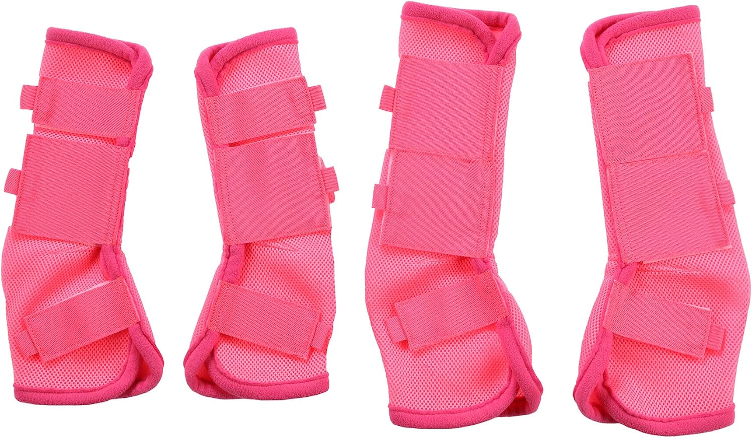LEAFOREST authentic imported equine leg protective boots in deep blue color.