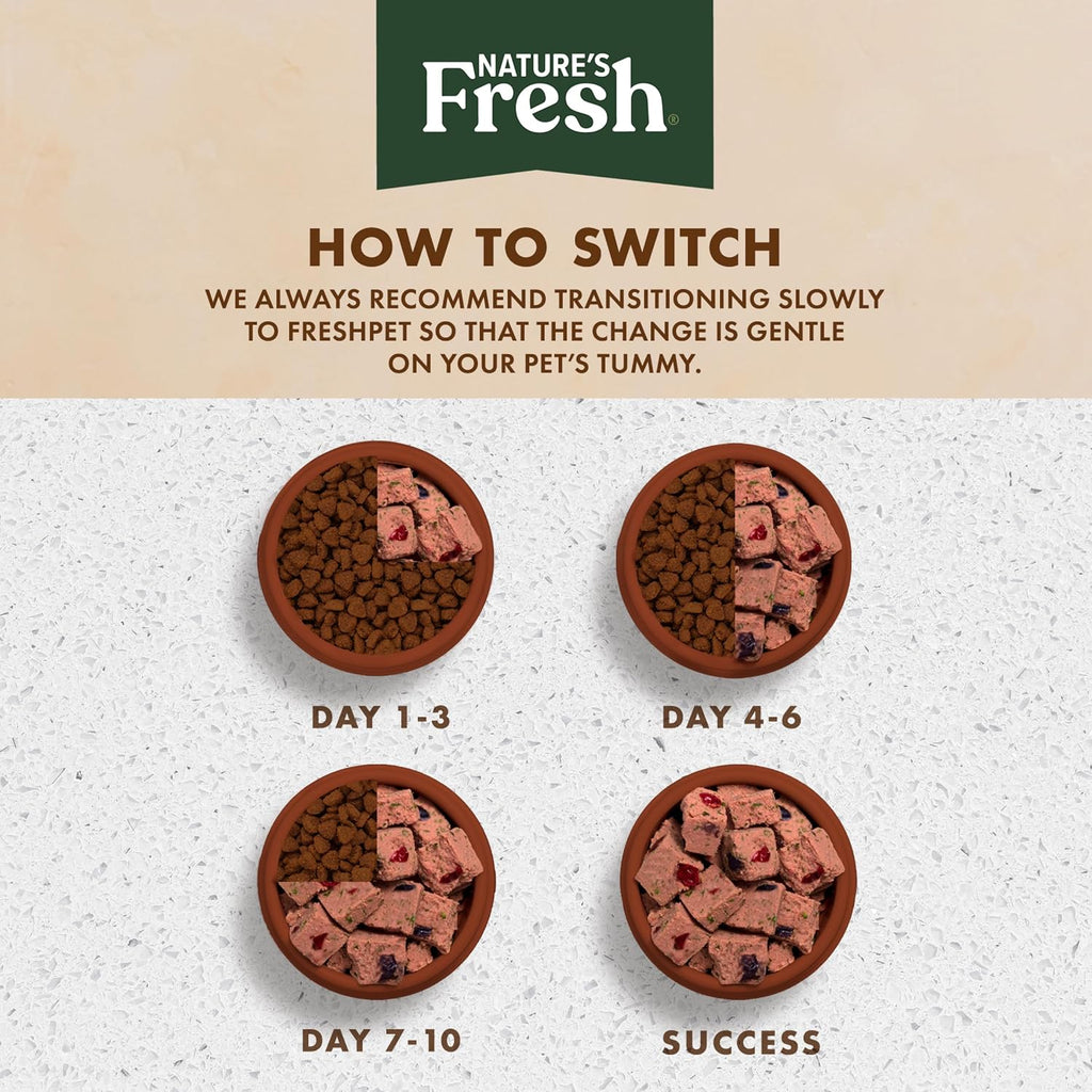 Freshpet Nature's Fresh dog food roll side profile