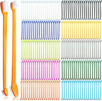 MoonyMars 200 pieces pet toothbrush bulk set front view