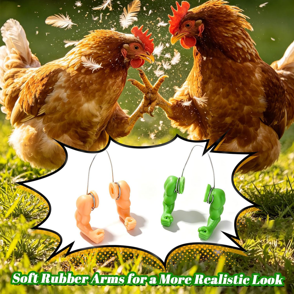 USA imported chicken arm meme gag gift package components