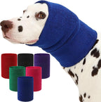 AOOLMOL pet snood used as a warm winter hat protecting ears from cold drafts.