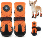 Set of four Becrowm dog boots for small medium large dogs
