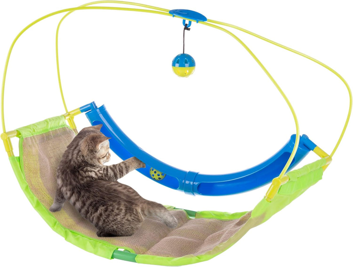 Petmaker cat activity center packaging and product angle