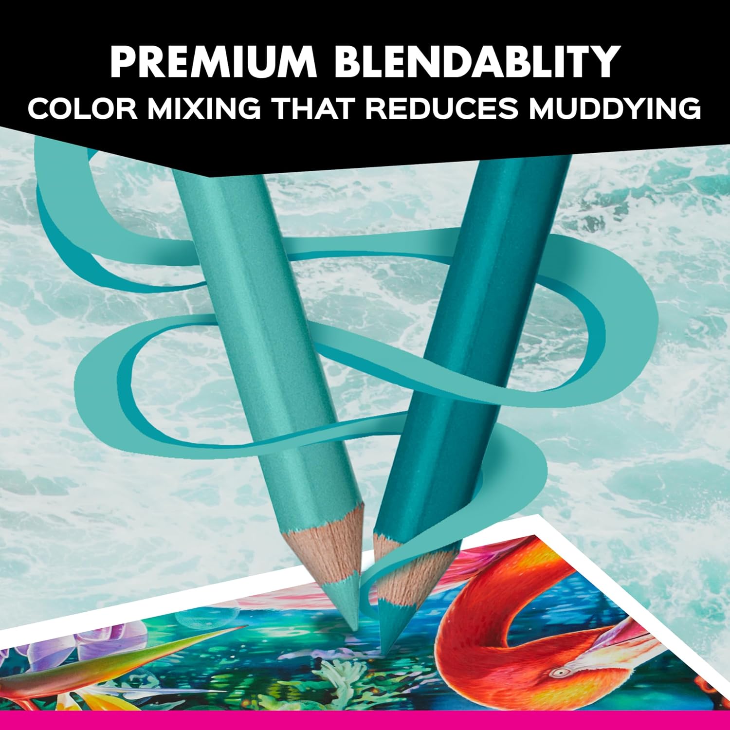 Prismacolor Premier Colored Pencils, Soft Core, Assorted Colors, 24 Count - Durable, Vibrant, Ultra-Smooth, Adult Coloring, Drawing, Sketching, Arts & Crafts - Image 5
