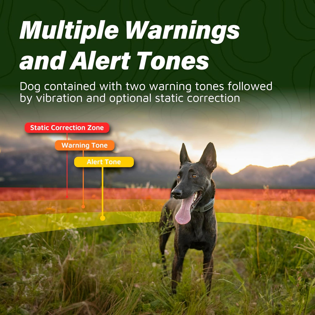 SpotOn extended battery life mode dog fence collar side angle view