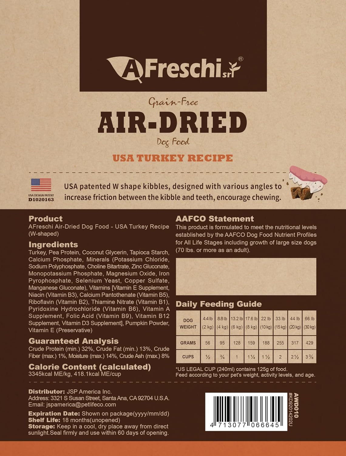 Three pack of medium A Freschi Srl USA-sourced turkey tendon rings for dog dental health