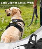 Joytale breathable mesh pet vest with top control handle close up