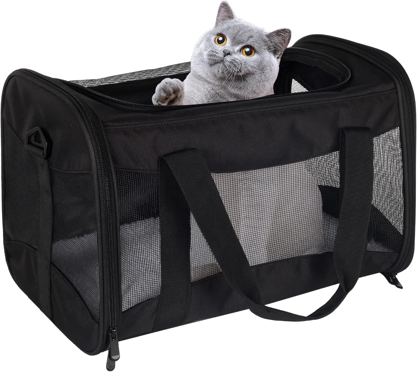 Small Animal Travel, Carrier for Hedgehog Rat Parrot Bird Guinea Pig, Lizards Carrier, Soft Sided Travel Carrier Portable Guinea Pig Up to 10 Lbs (15 * 10 * 10, Green) - Image 15