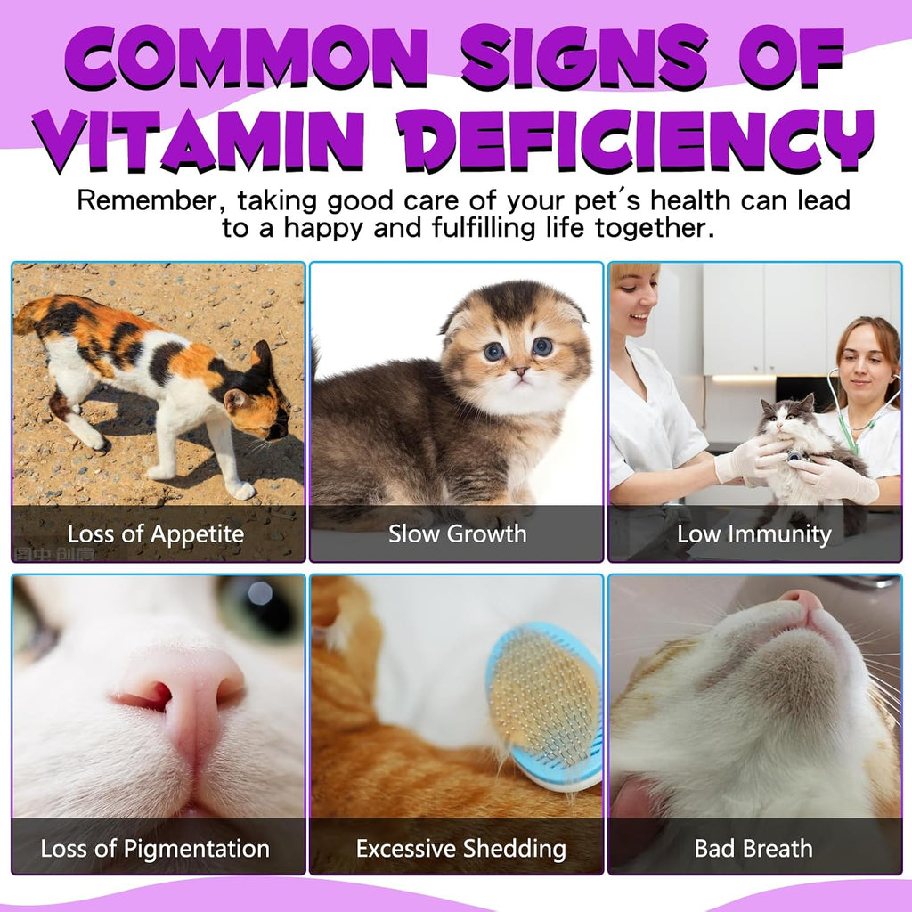 Cat health vitamins for immune system and urinary bladder protection
