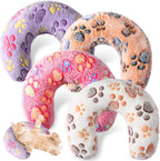 4 Pcs Cat Pillow Calming Pet Dog Neck Pillow, Paw, Medium - Image 1