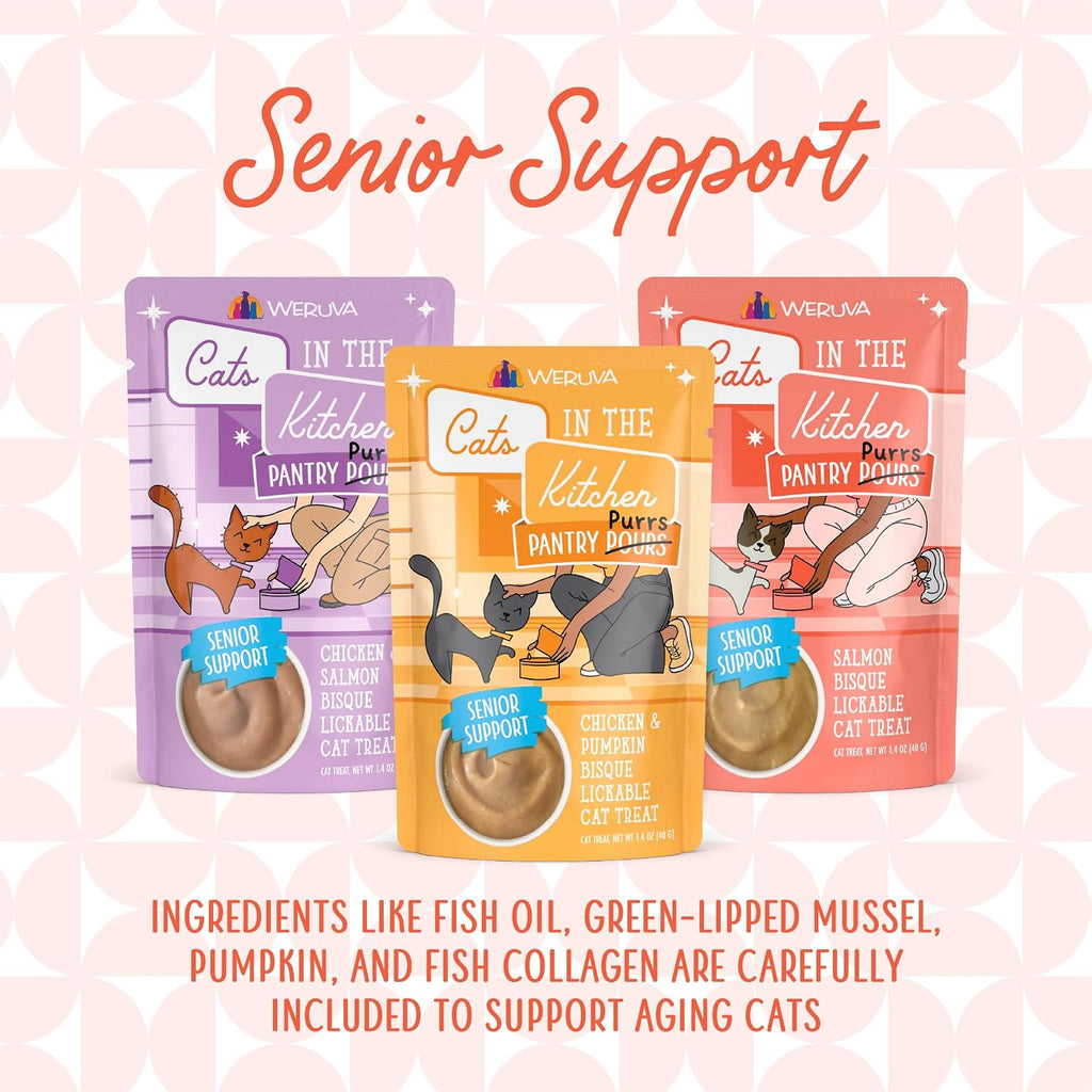 Weruva grain free cat treat for senior joint support