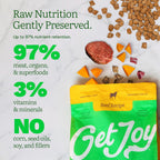 Get Joy gut health dog food formula with probiotics ingredient list