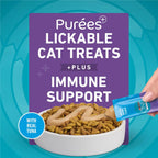 Purina One Plus Tuna Puree packaging detail