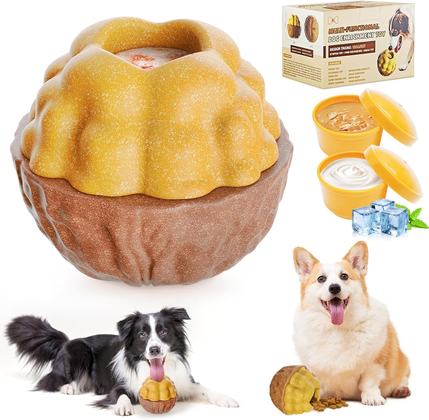 Dog Chew Toys for Aggressive Chewers, 2Pack Indestructible Dogs Bone Toy for Large Small Medium Breeds, Durable Tough Nylon Dog Toys To Keep Them Busy, Puppy Teething Dogs Toy Bone, Beef&Bacon Flavor - Image 11