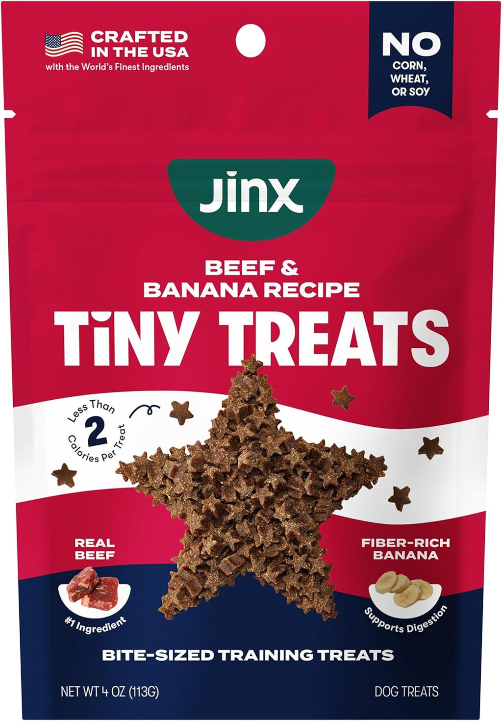 Jinx Beef Dog Training Treats - Healthy All-Natural Mini Bite-Sized Dog Treats for Training with Grass-Fed Beef - Pet Products for All Dogs (Puppies, Adults & Seniors) - 16oz - Image 14