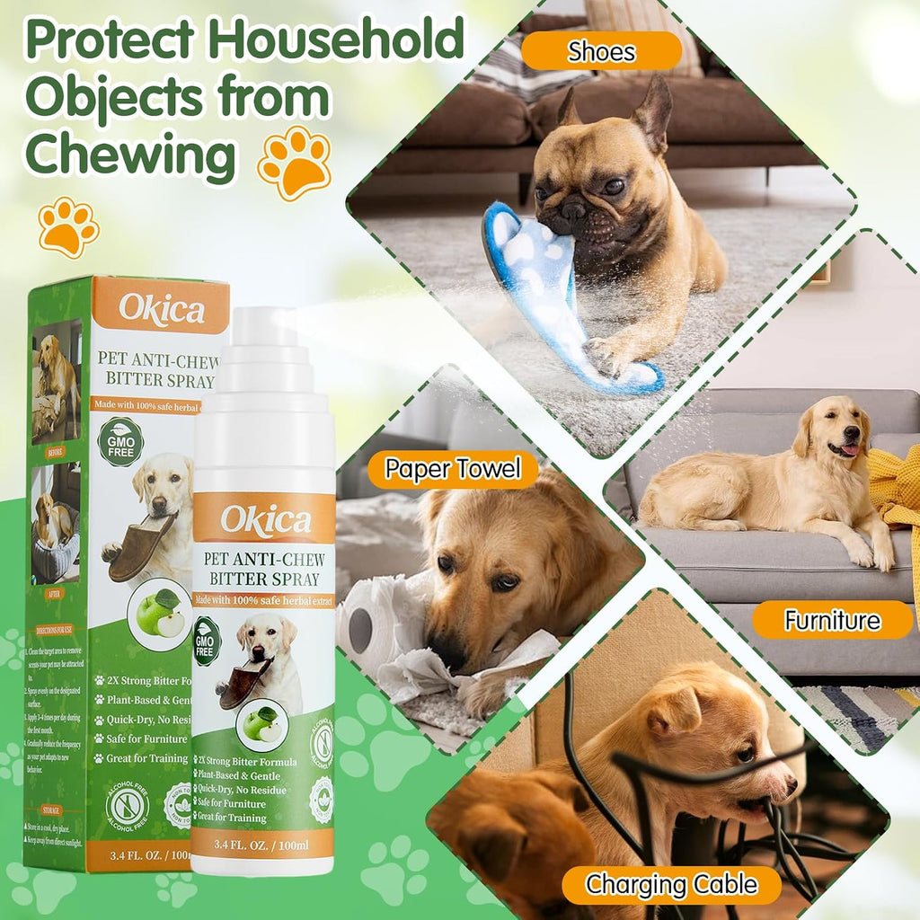 Brand new Nupec anti chew spray bottles for dog behavior training