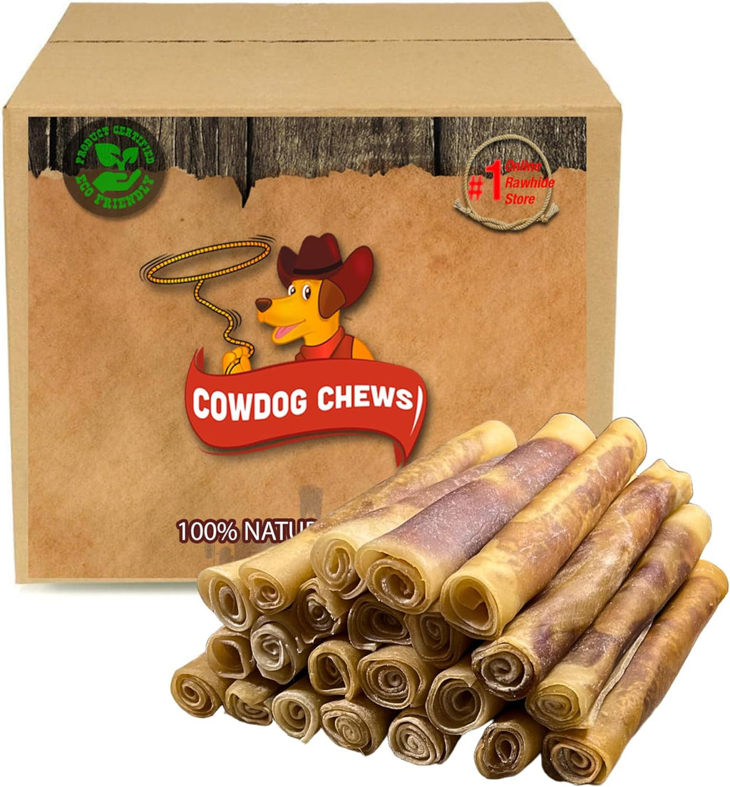 South American pasture raised cattle rawhide rolls for pet dental health