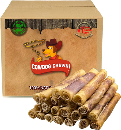 South American pasture raised cattle rawhide rolls for pet dental health