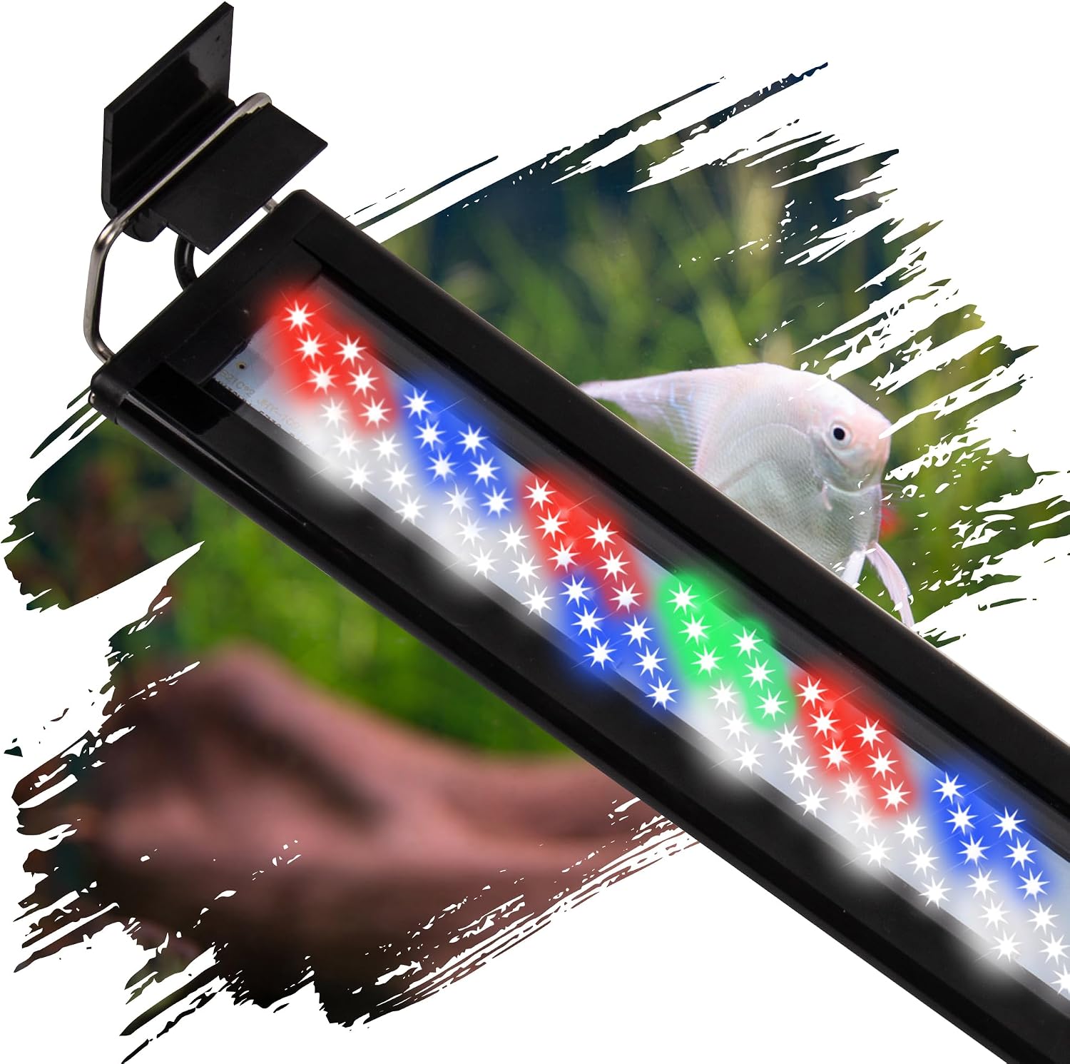 Led Aquarium Light, Full Spectrum Fish Tank Lights, 55/75 Gallon Freshwater Fishtank Hood Lighting for Grow Fish, Plants, Adjustable from 48 to 54 Inch - Image 12