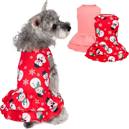 cyeollo Dog Dress for 4th of July Independence Day Dog Dresses Tulle Skirts for Small Dogs Clothes Holiday Pet Outfits with Bowtie Patriotic Puppy Cats Apparel, Blue, M - Image 11