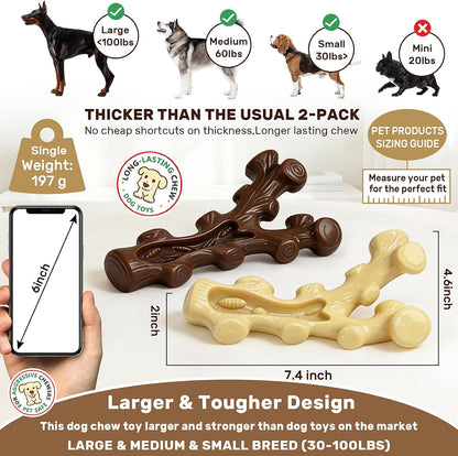 Sihrmiu nylon dog bone toy for medium and large breeds