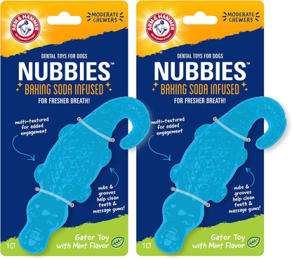 Arm and Hammer Nubbies T-Bone Dental Dog Chew Toy with Peanut Butter Flavor, TPR Nubs Clean Teeth and Gums, Durable Nylon Chew for Aggressive Chewers, Helps Reduce Plaque and Tartar - Image 13