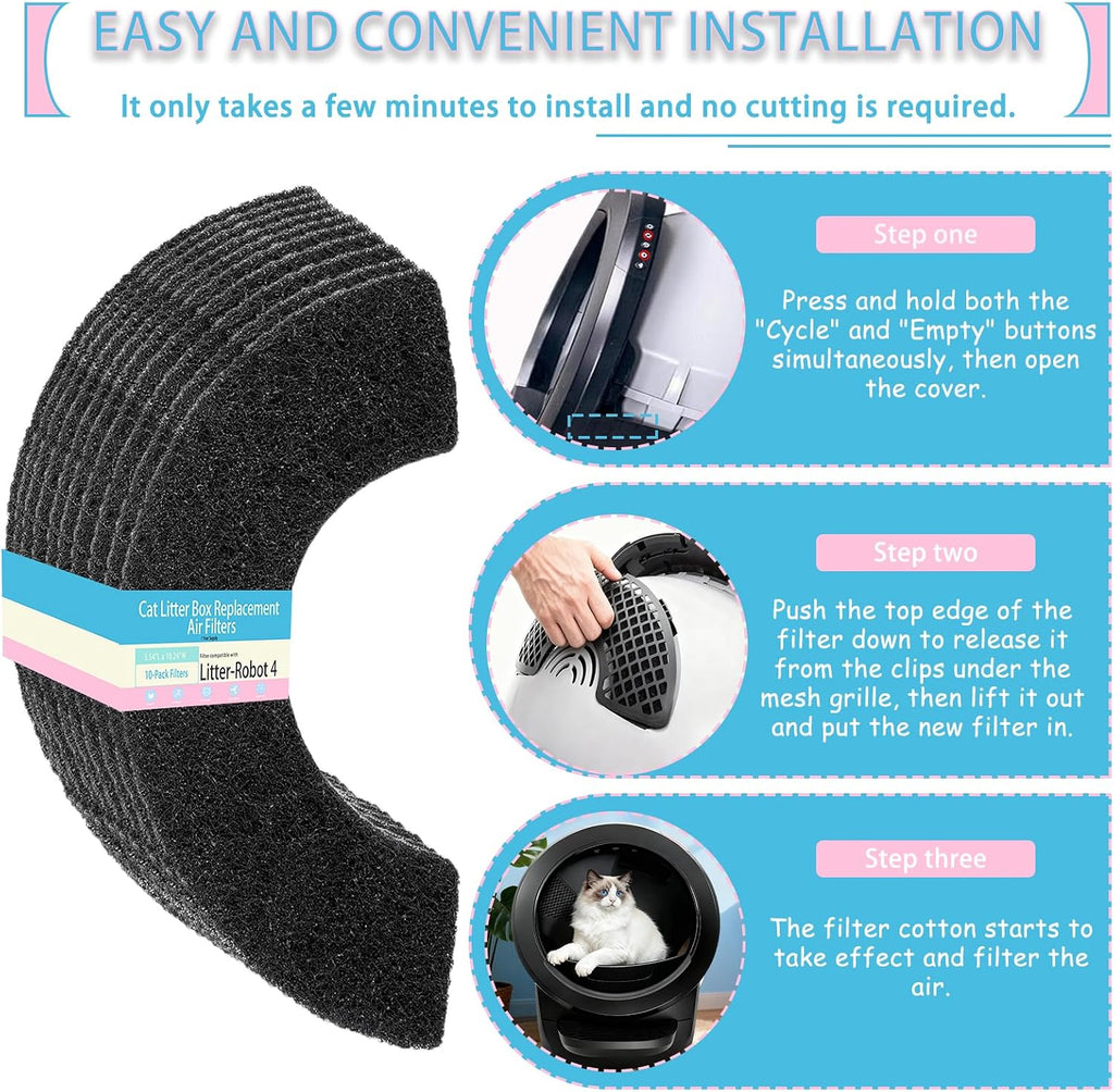 Side by side comparison of Losuin carbon filters