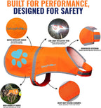 Adjustable hook and loop closures on SafetyPUP XD dog vest