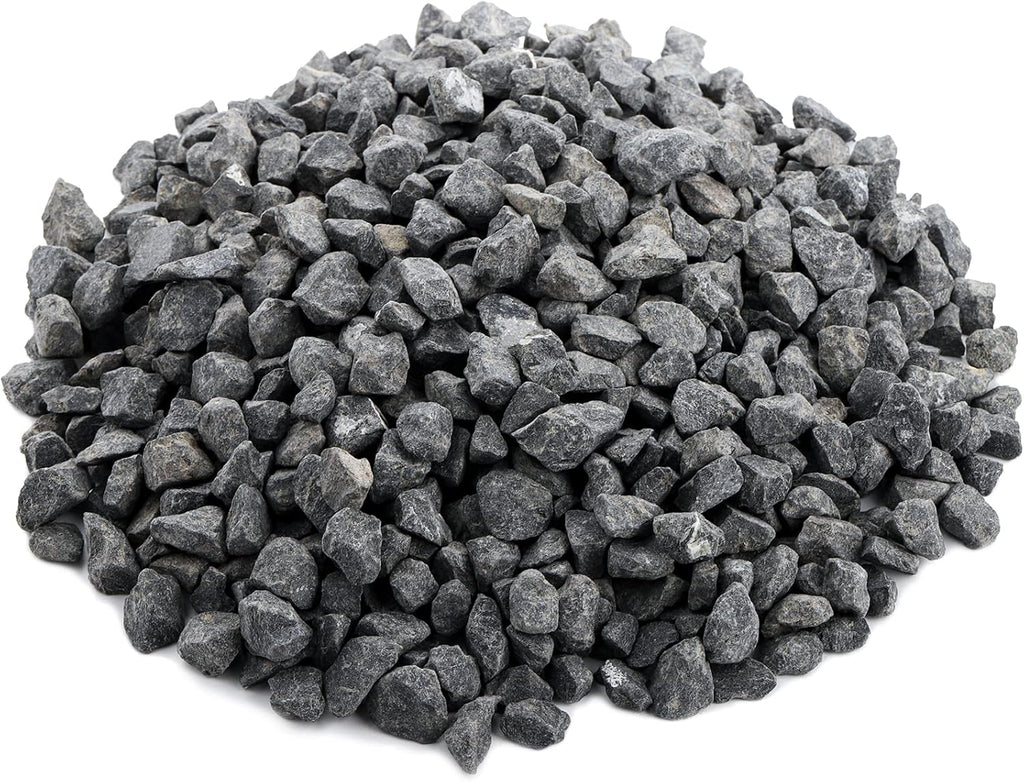 Zoofox natural rocks stones front view showing gray gravel