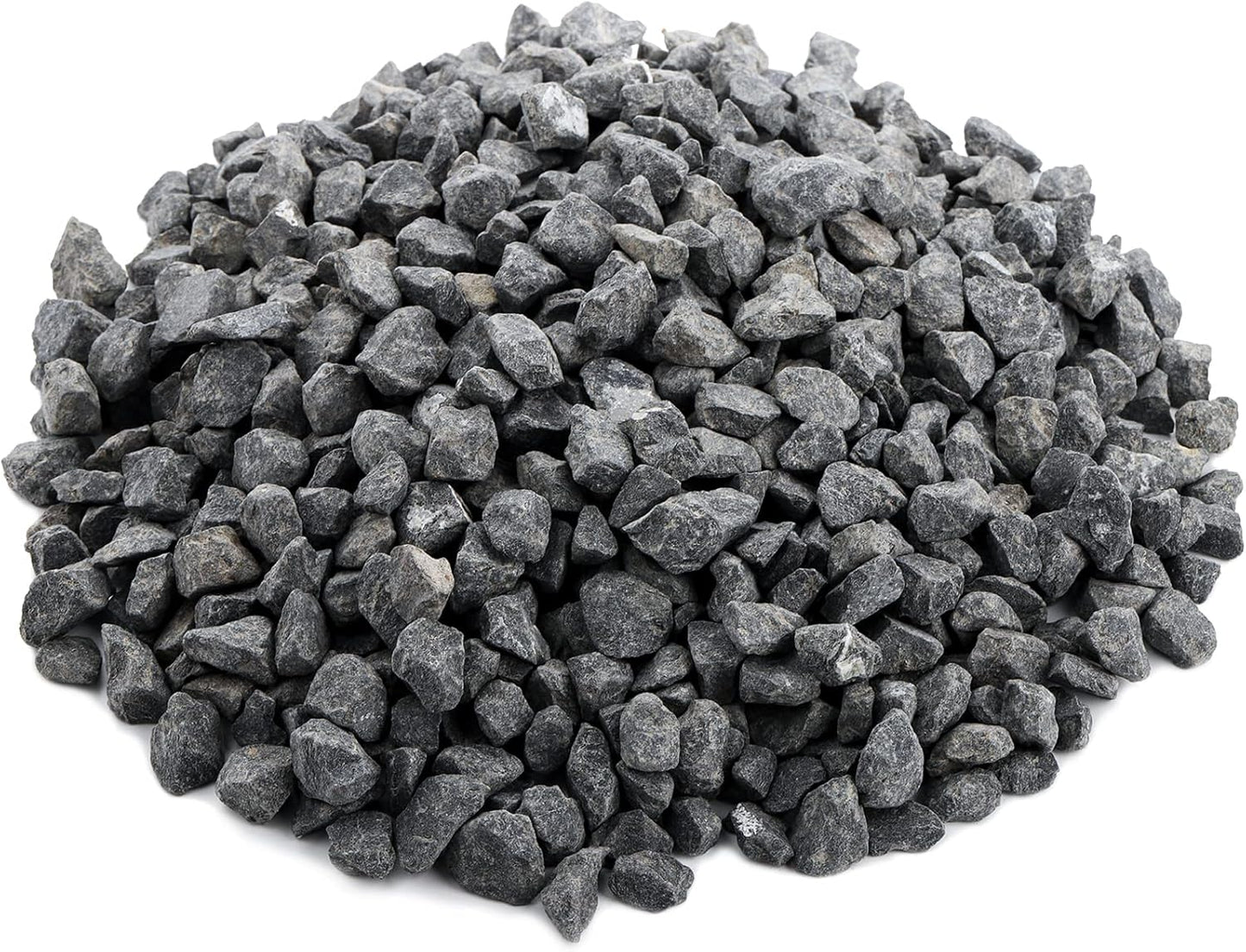 Zoofox natural rocks stones gray gravel front view