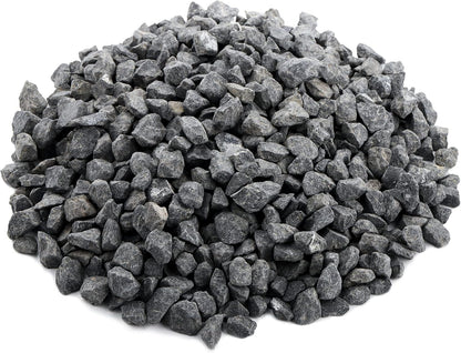 Zoofox natural rocks stones gray gravel front view