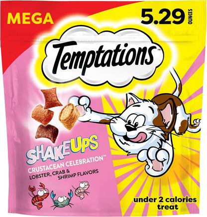 Temptations Cat Treat ShakeUps, Crunchy and Soft Cat Treats, Clucky Carnival, 5.29 oz. Pouch - Image 15