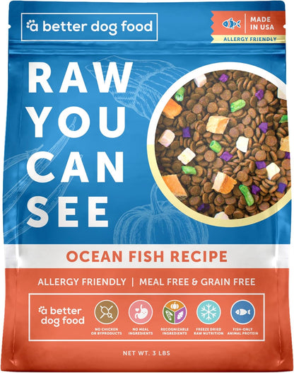 A Better Treat | Allergy Friendly Lamb Dry Dog Food | Raw You Can See | No Chicken, Lamb Only Animal Protein, No Meal Ingredients, Grain Free | Stomach Soothing Kibble + Freeze Dried Raw Dog Food - Image 11